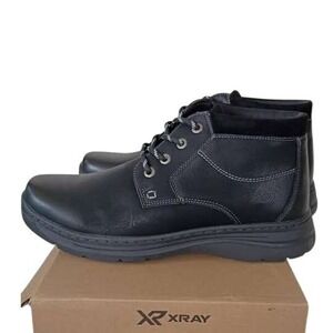 XRay Aiden Mens Black Lace Up Ankle Boots Size 10 XRW2972 EUR 43 NWT